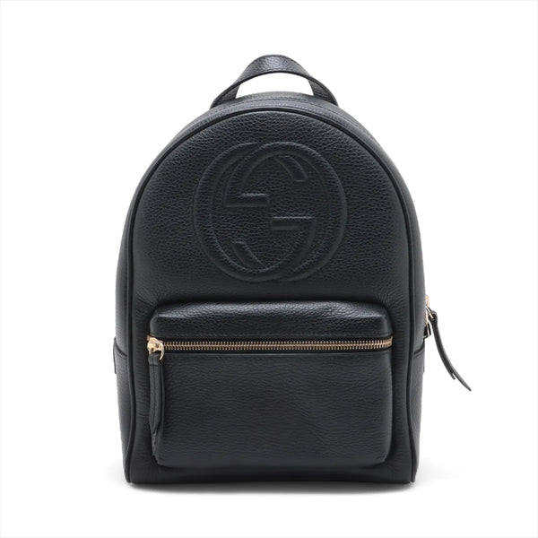 Gucci Soho Leather Backpack Black
