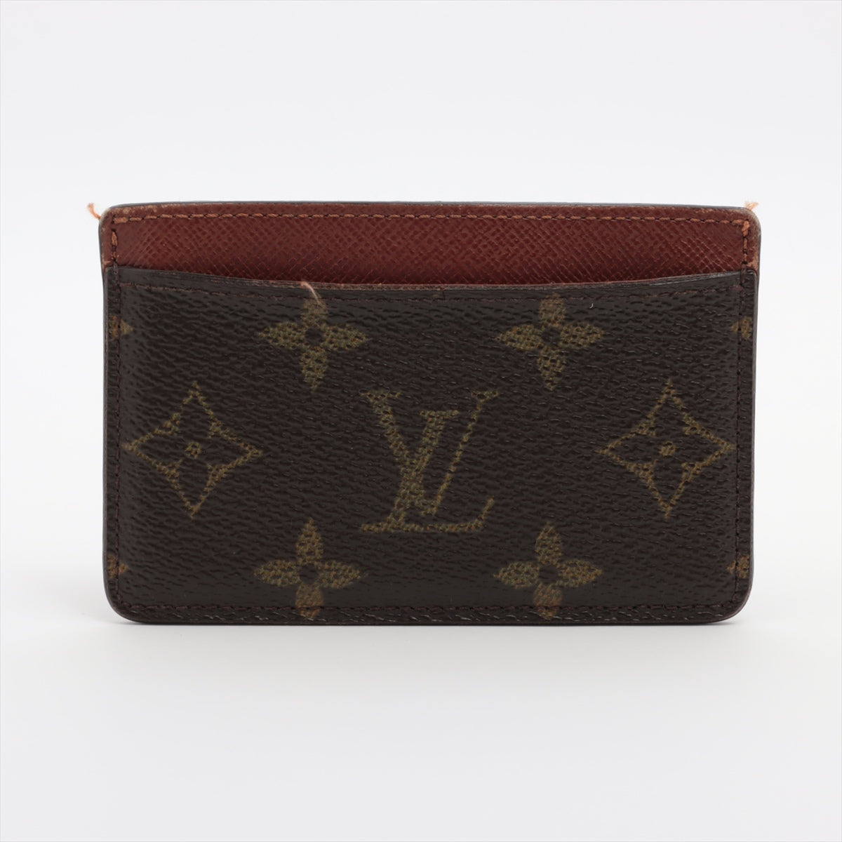 Louis Vuitton Monogram Card Case Brown