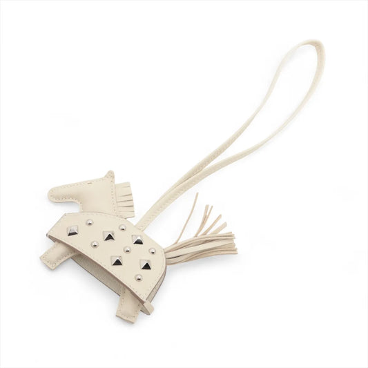 Hermès Rodeo Robeo Rock PM Bag Charm Off White