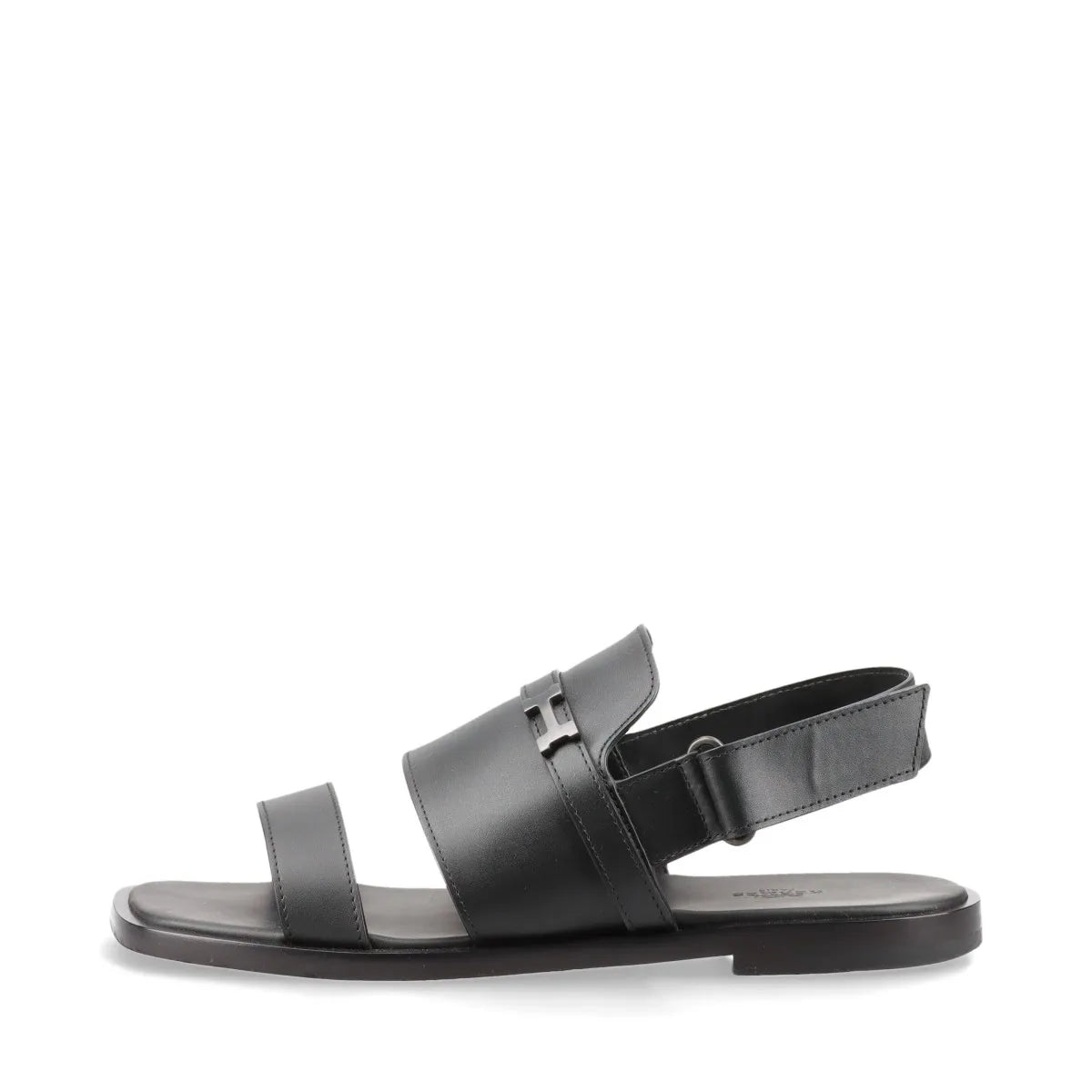 Hermès Constance Leather Sandal Black