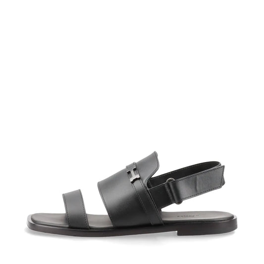 Hermès Constance Leather Sandal Black