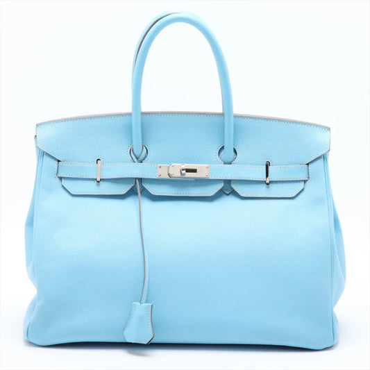 Hermes Candy Birkin 35 Veau Epsom Celeste x Mykonos