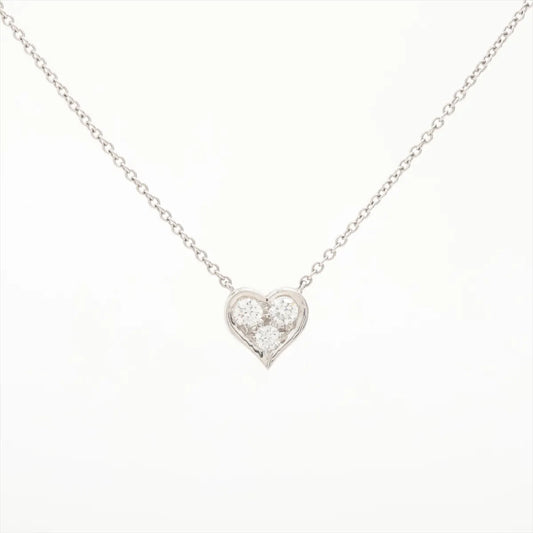 Tiffany & Co. Sentimental Heart Diamond Necklace Platinum