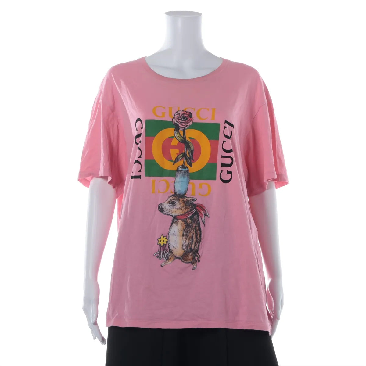 Gucci x Higuchi Yuko Cotton T-shirt Pink