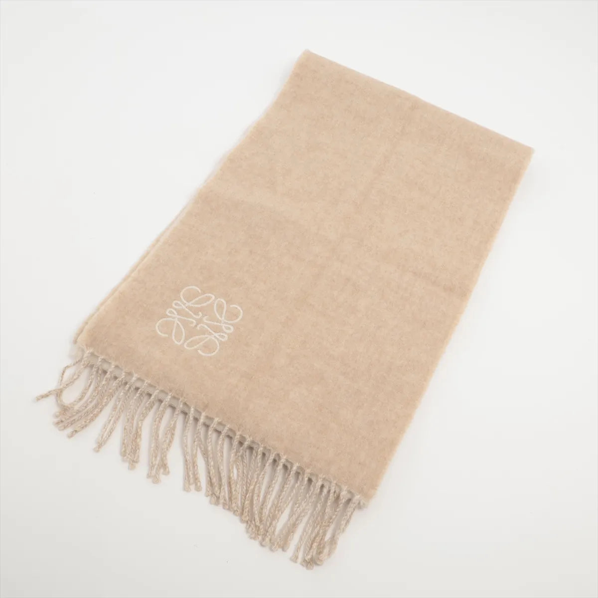 Loewe Anagram Scarf Beige