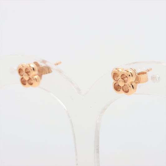 Louis Vuitton Flower Full Stud Earring Gold