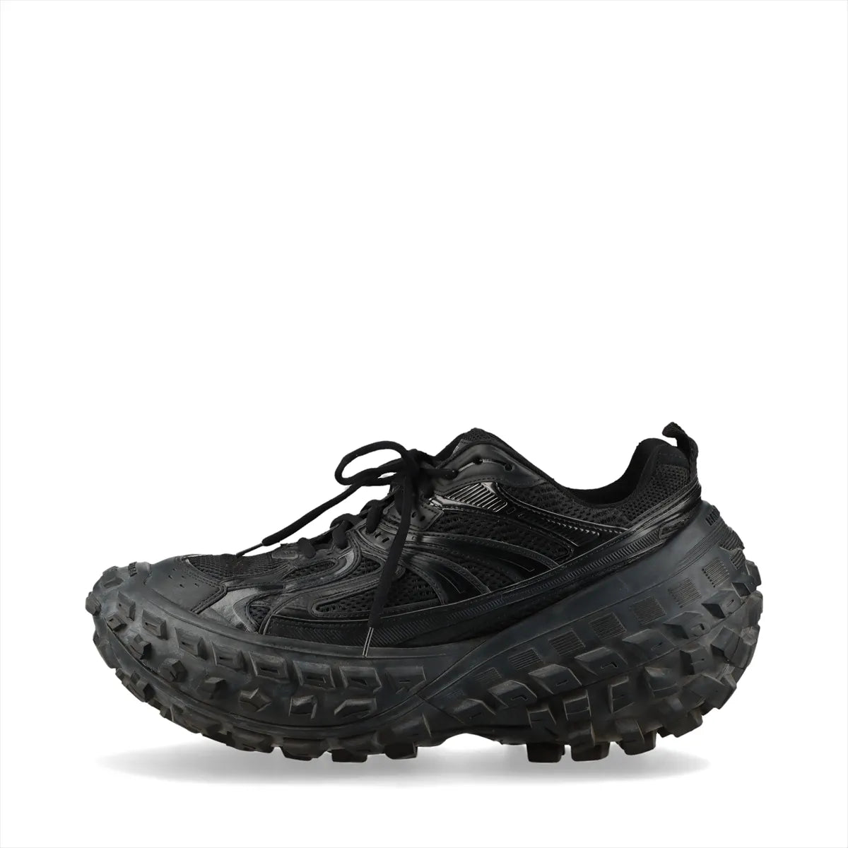 Balenciaga Bouncer Leather Men's Sneakers Black