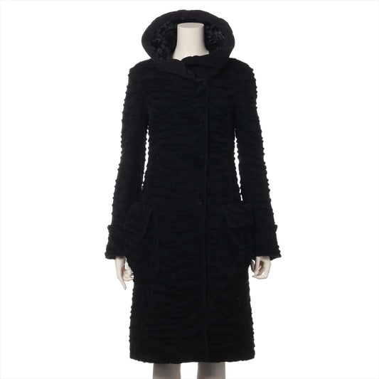 Emporio Armani Wool Coat Black