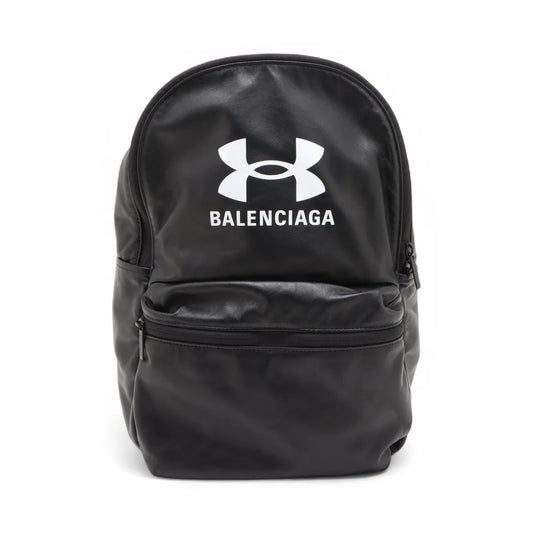 Balenciaga x Under Armour Leather Backpack Black
