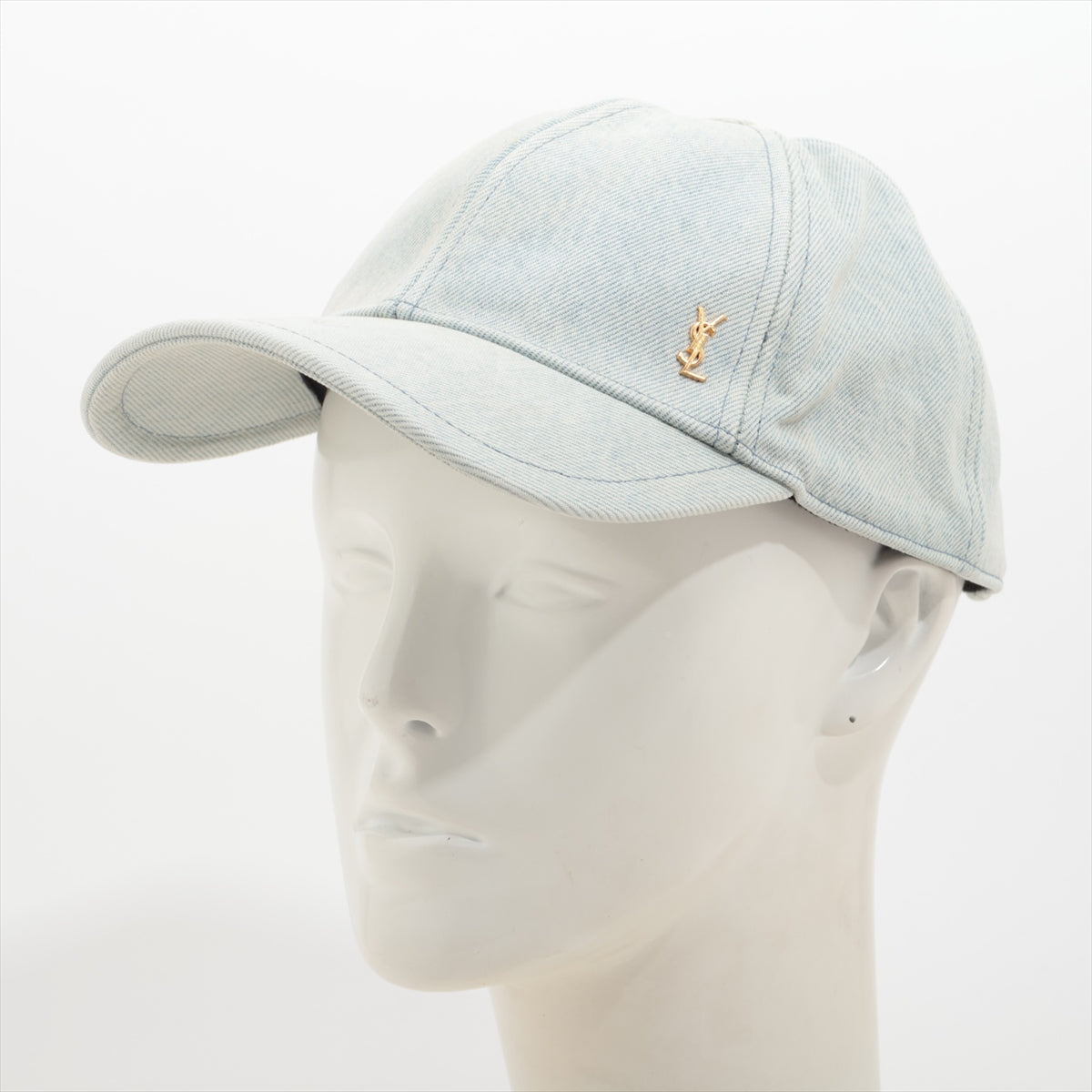 Saint Laurent YSL Logo Cap Light Denim