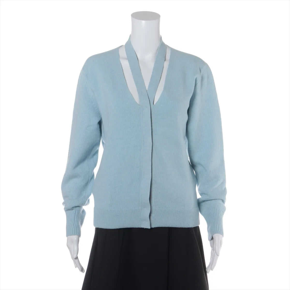 Fendi Wool Cashmere Cardigan Blue