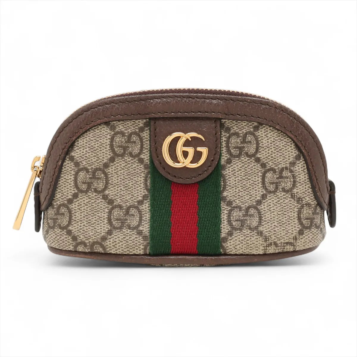 Gucci GG Supreme Leather Coin Purse Beige