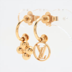 Second Hand Louis Vuitton Bookle Dreille Blooming Earrings