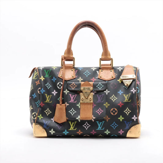 Louis Vuitton x Murakami Monogram Multicolor Speedy 30 Black