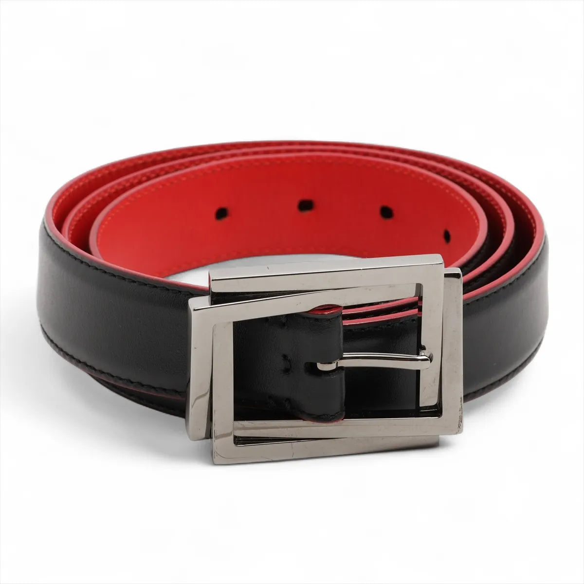 Christian Louboutin Leather Belt Black