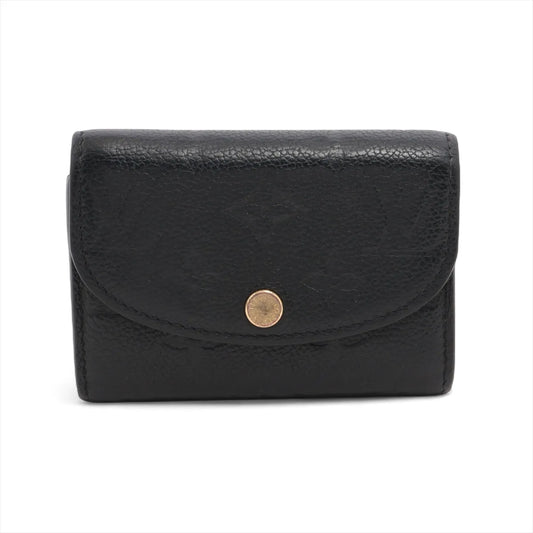 Louis Vuitton Monogram Empreinte Rosary Coin Purse Noir