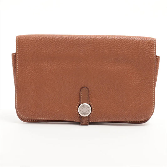 Hermès Dogon GM Wallet Gold