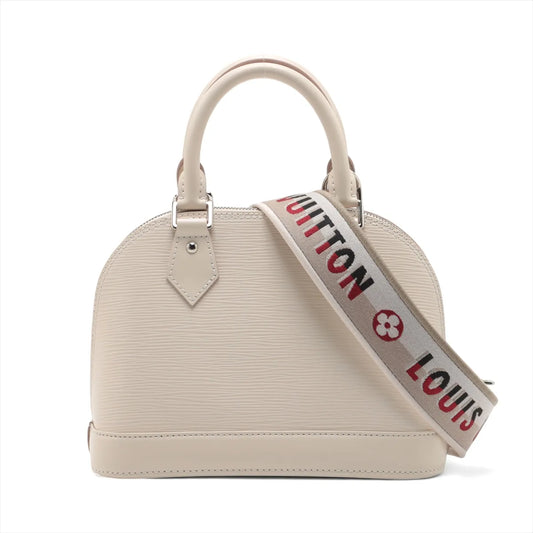Louis Vuitton Epi Alma BB White