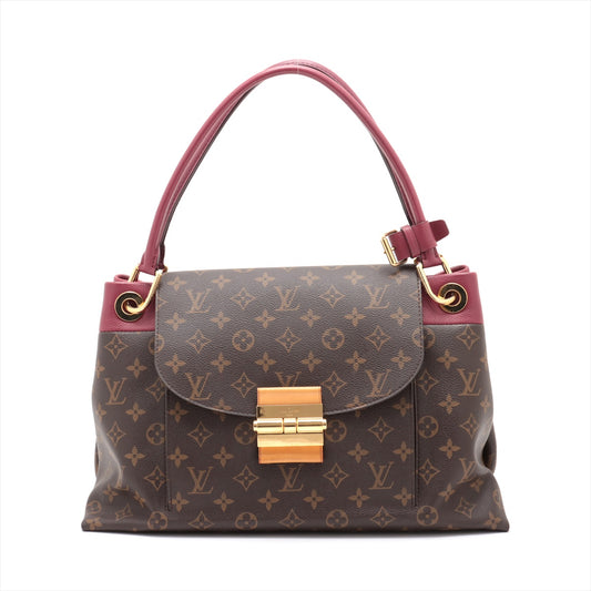 Louis Vuitton Monogram Olympe Handbag Purple