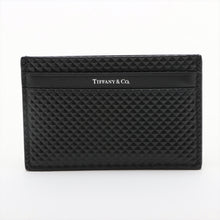 Load image into Gallery viewer, Tiffany &amp; Co. Leather Card Case Black