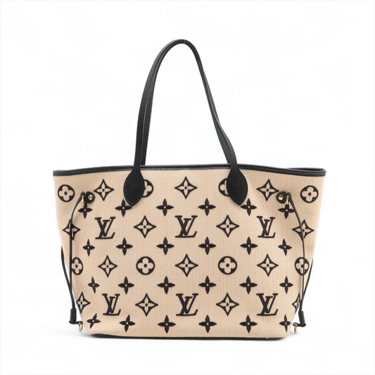 Louis Vuitton By The Pool Neverfull MM Beige x Black