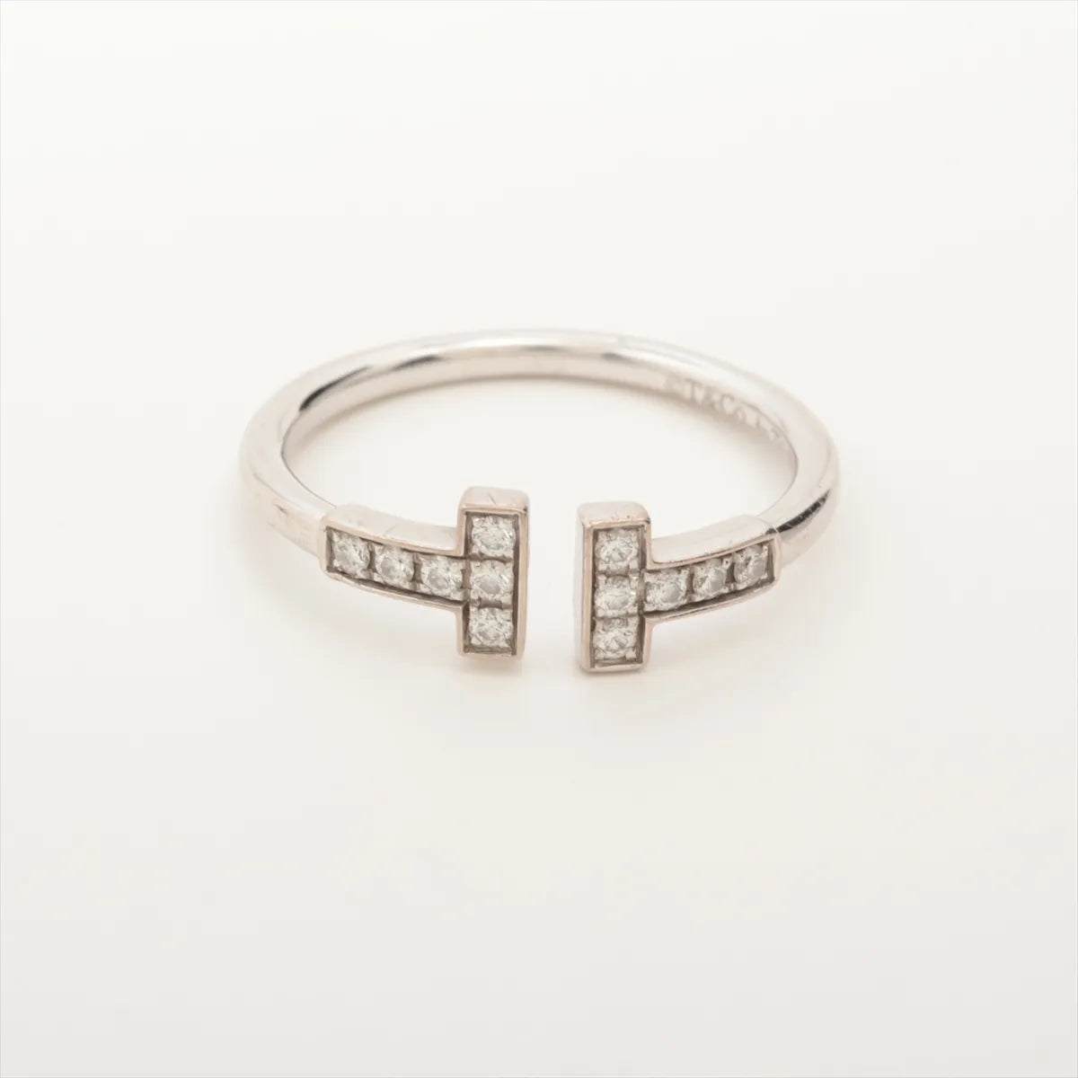 Tiffany & Co. T Wire Diamond Ring White Gold