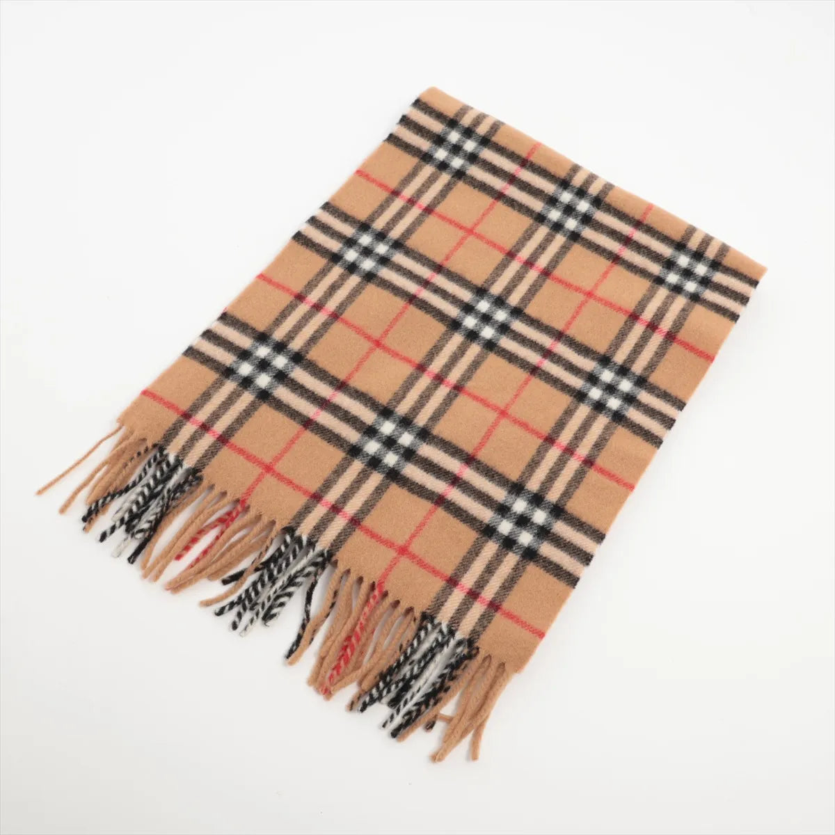 Burberry Nova Check Wool Scarf Beige
