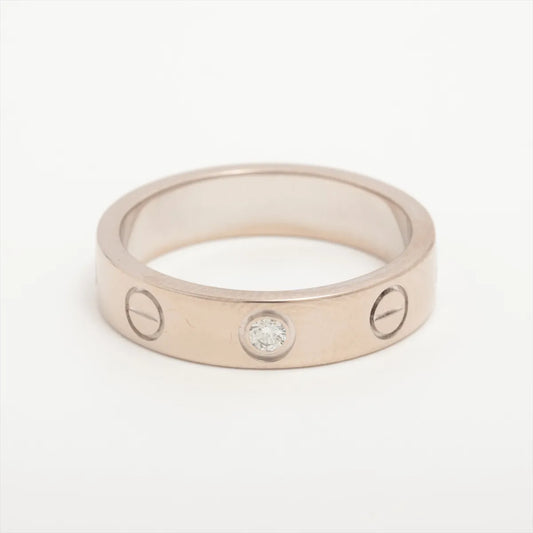 Cartier Mini Love Diamond Ring White Gold