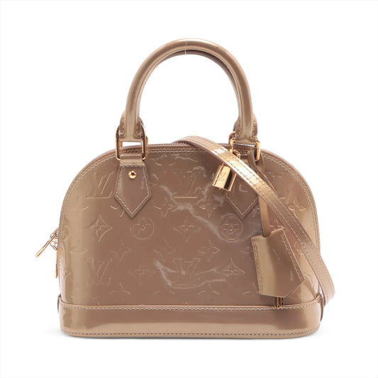 Louis Vuitton Monogram Vernis Alma BB Gold Brown *PREORDER*
