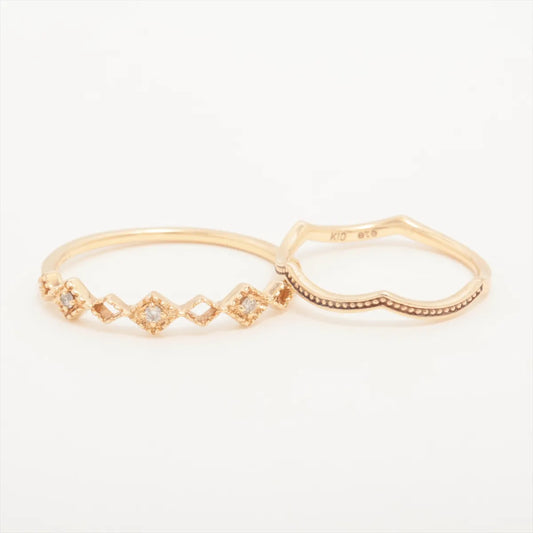 Diamond Ring Set Yellow Gold