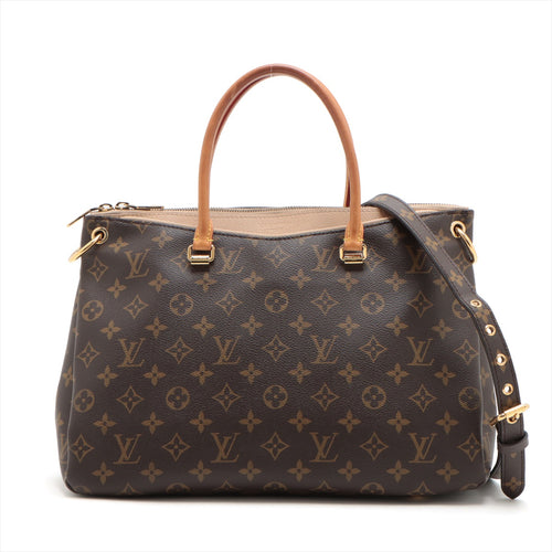 #1 Louis Vuitton Monogram Pallas Beige MM