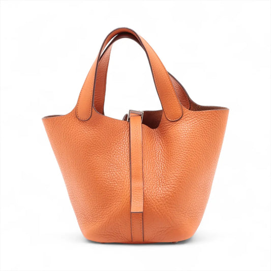 Hermès Picotin 18 PM Taurillon Clemence Orange