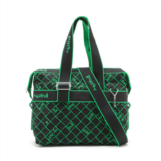 Bottega Veneta Webbing Polyester Two-Way Tote Bag Green x Black * PREORDER *