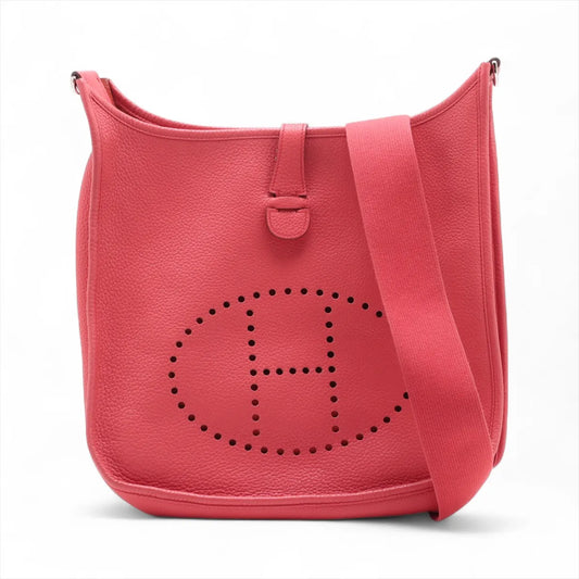 Hermès Evelyne 33 GM Taurillon Clemence Bougainvillea