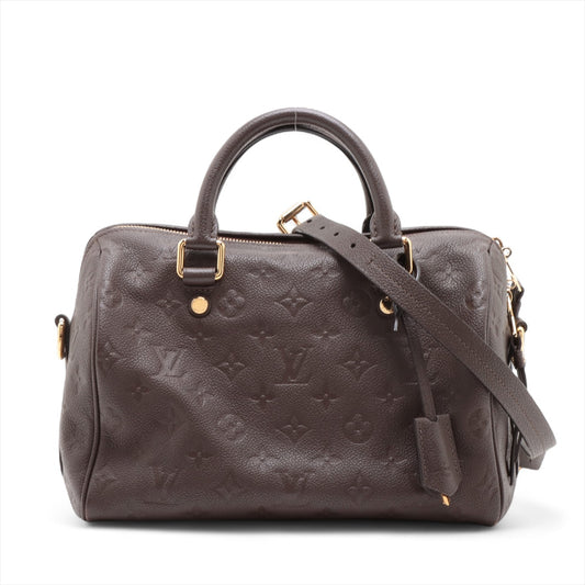 Louis Vuitton Monogram Empreinte Speedy 25 Brown * PREORDER *