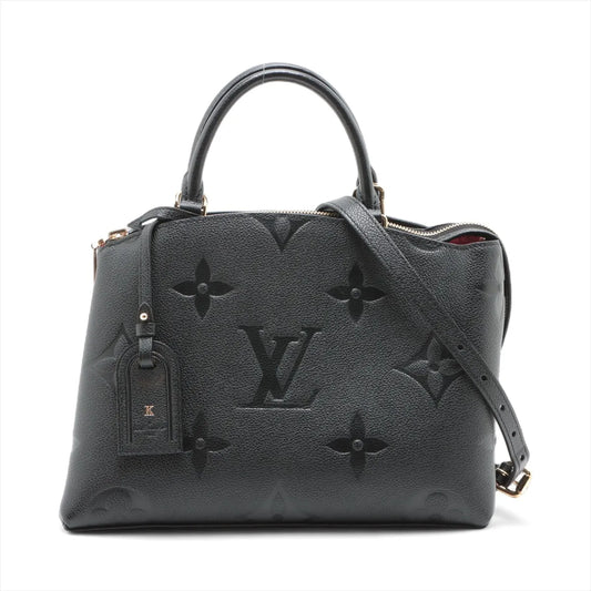 Louis Vuitton Monogram Empreinte Petit Palais PM Black