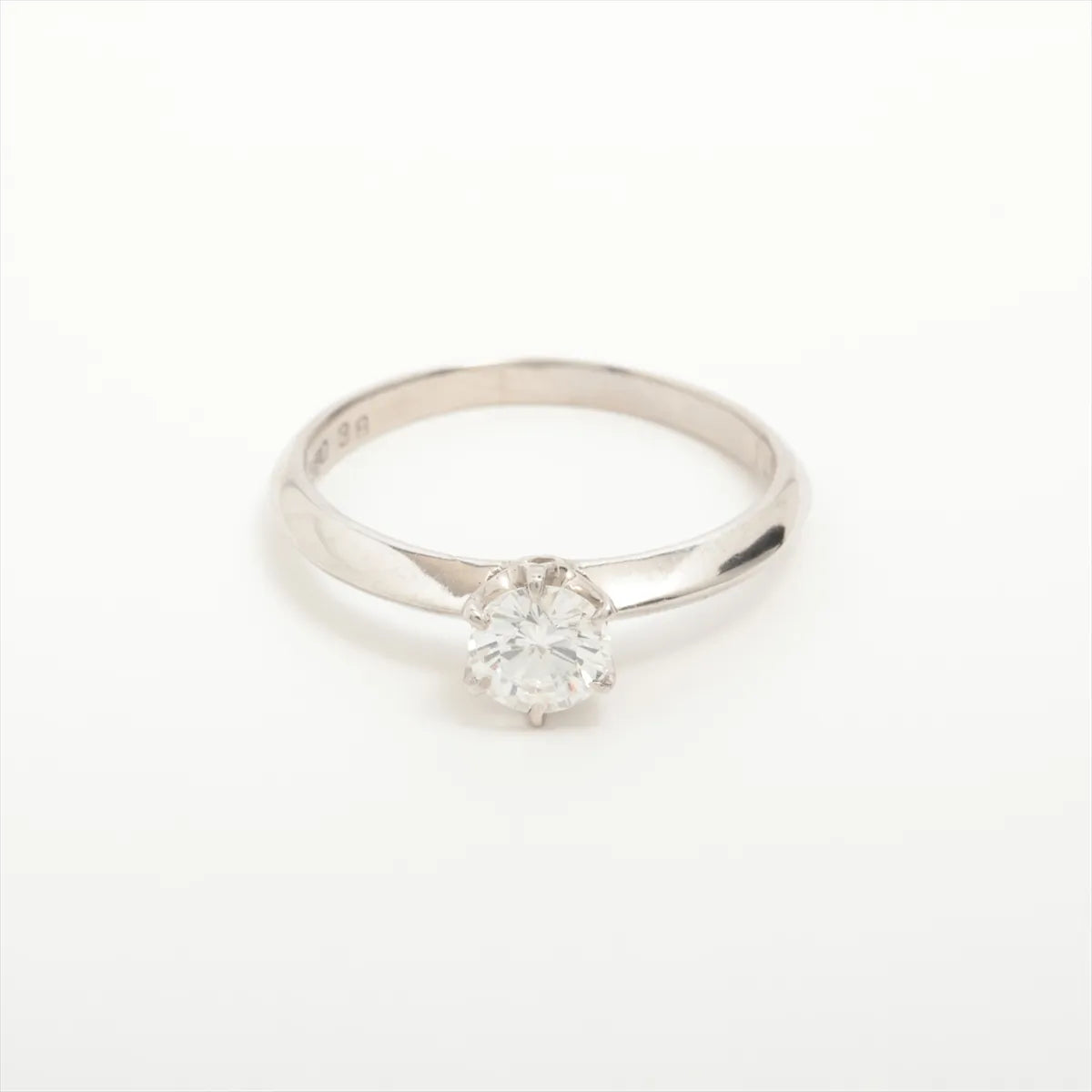 Tiffany & Co. Solitaire Diamond Ring Platinum