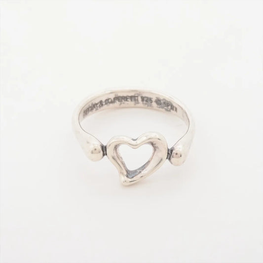 Tiffany & Co. Open Heart Ring Silver