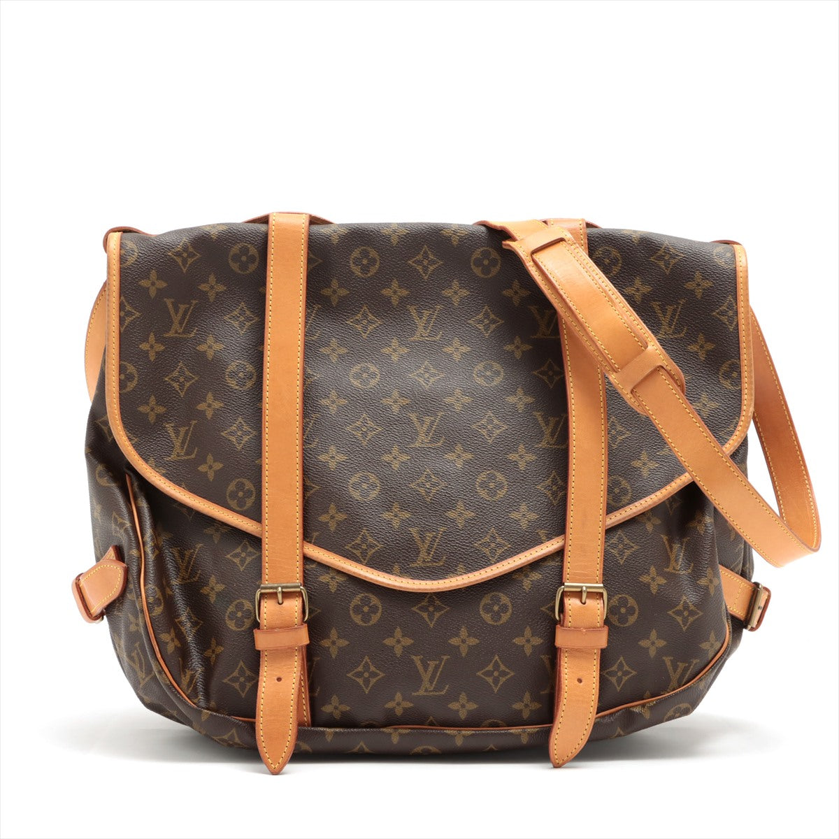 LOUIS VUITTON Monogram Canvas Saumur 43 Shoulder Bag