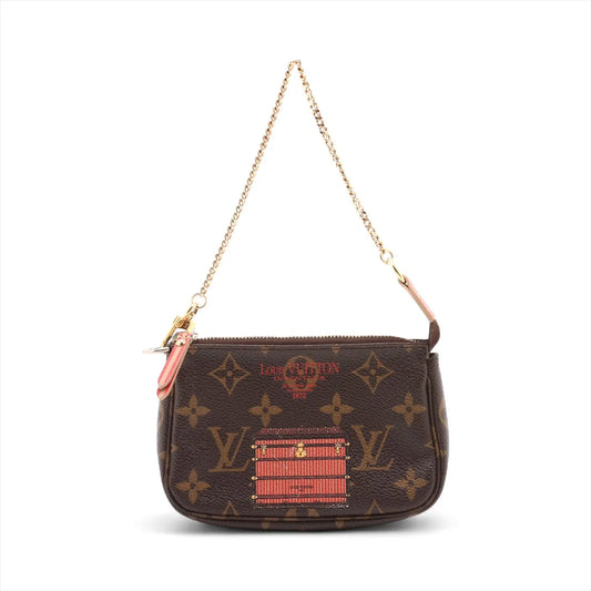 Louis Vuitton Monogram Trunk Patch Mini Pochette Accessoires