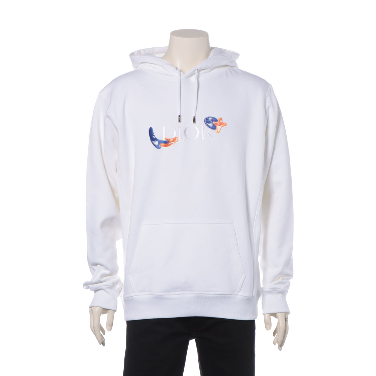 Dior x Kenny Scharf Cotton Hoodie White