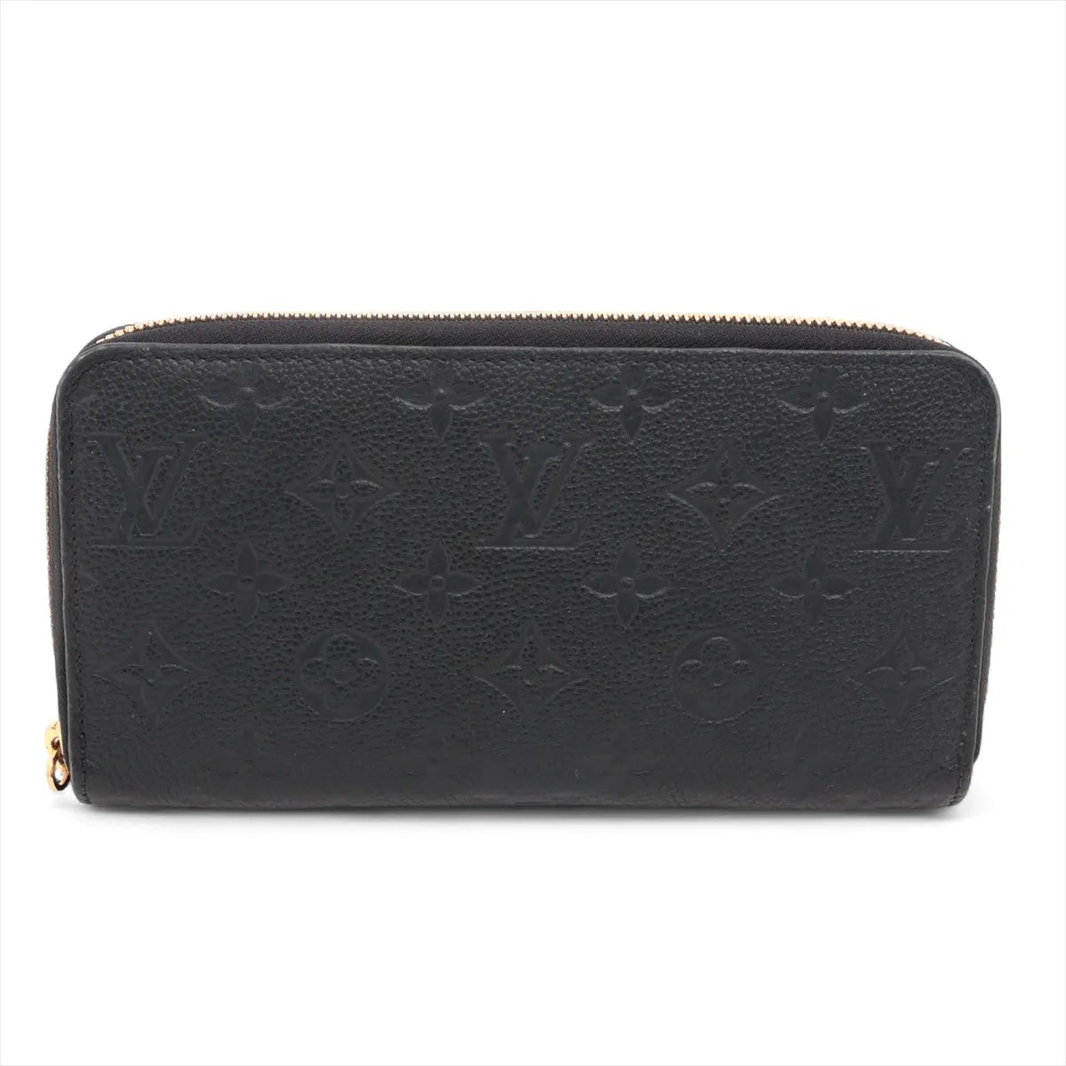 Louis Vuitton Monogram Empreinte Zippy Wallet Black