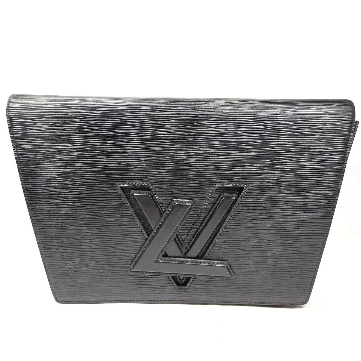 Louis Vuitton Epi Trapeze Clutch Bag Black — product photo 1