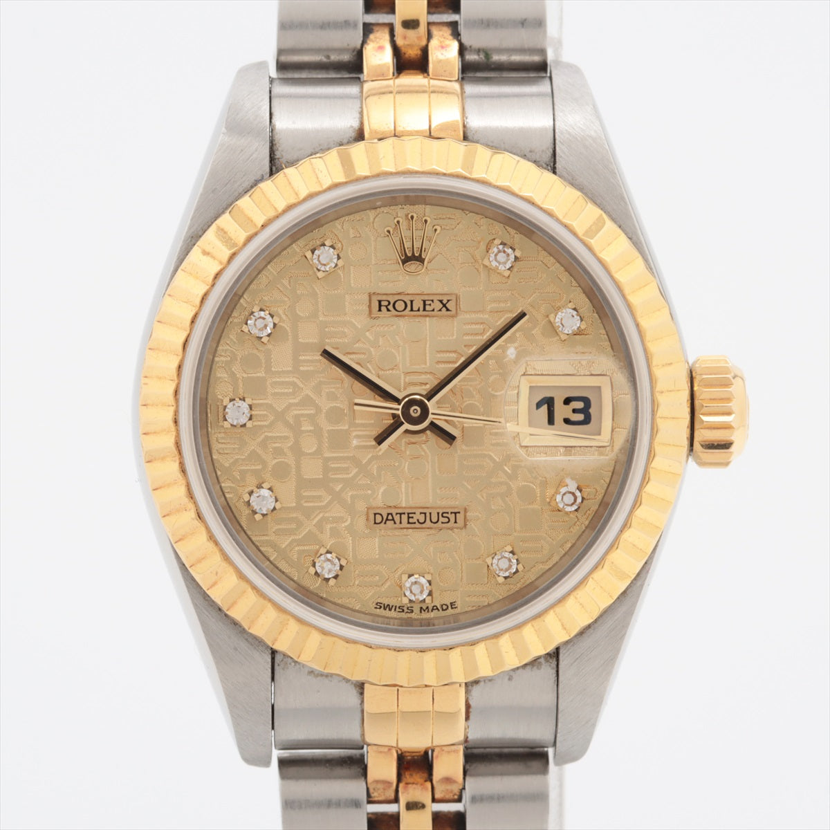 Rolex Oyster Perpetual Datejust Champagne Dial Jubilee Bracelet