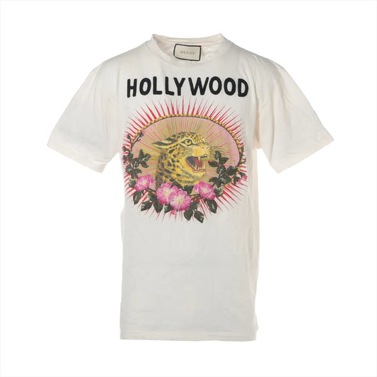 Gucci Hollywood Cotton T-shirt Beige