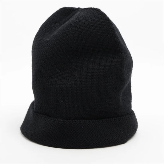Gucci Web Knit Wool Beanie Black