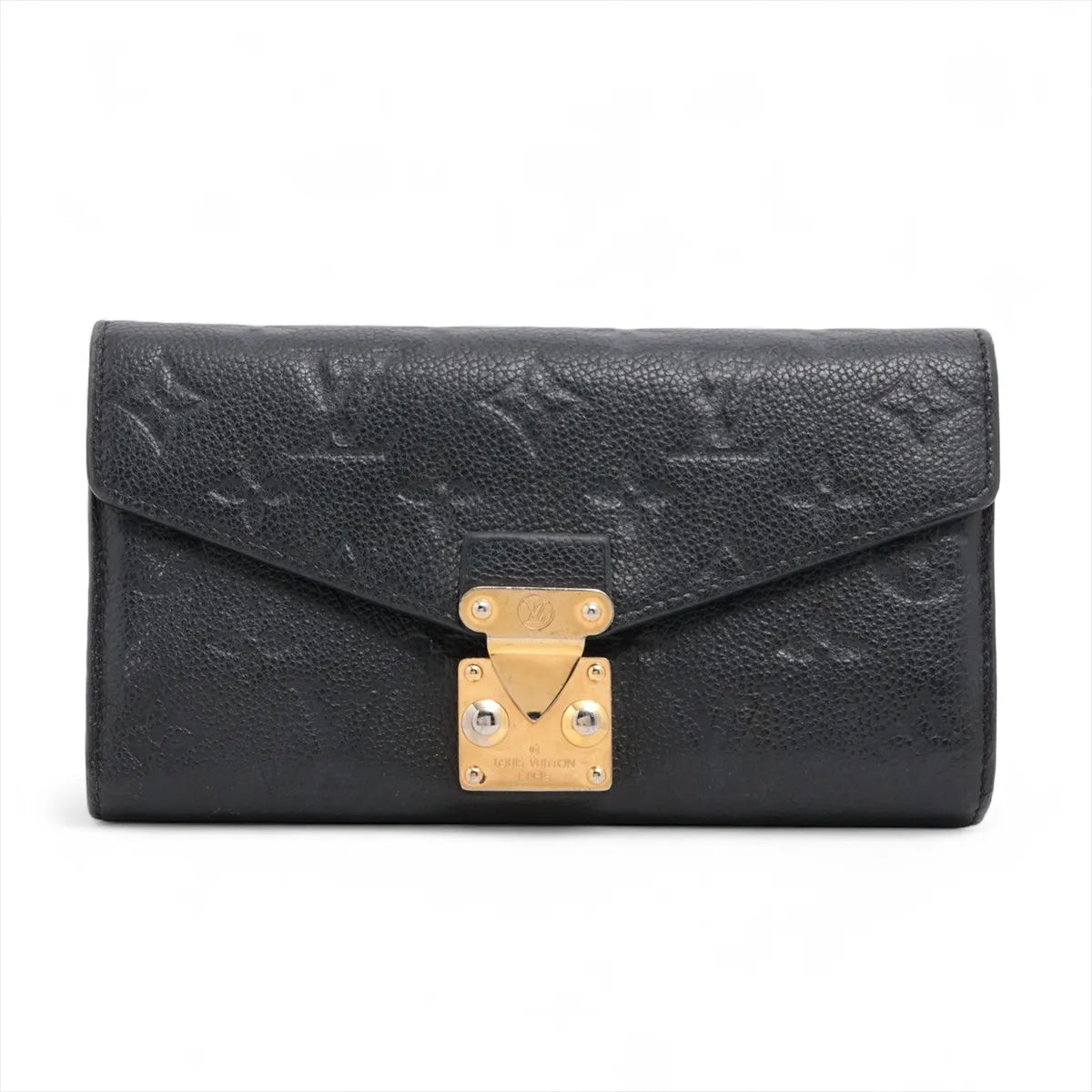 Louis Vuitton Monogram Empreinte Métis Long Wallet Black