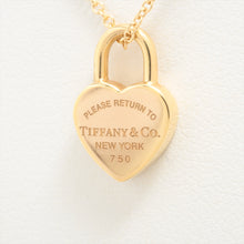 Load image into Gallery viewer, Best Tiffany &amp; Co. Return To Tiffany Heart Lock Necklace Gold
