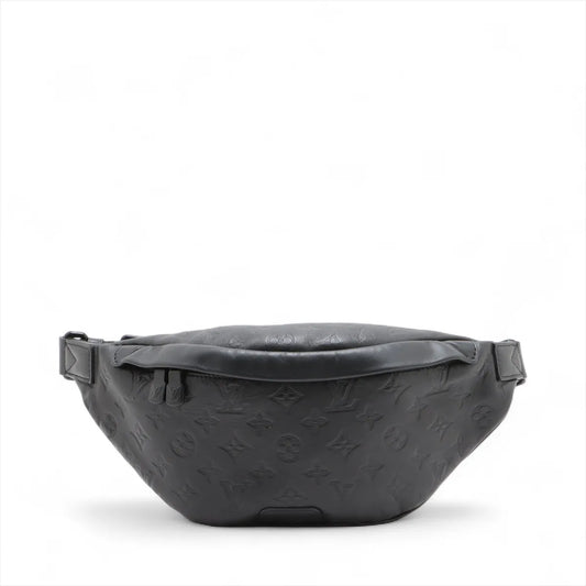 Louis Vuitton Monogram Shadow Discovery Bum Bag Black