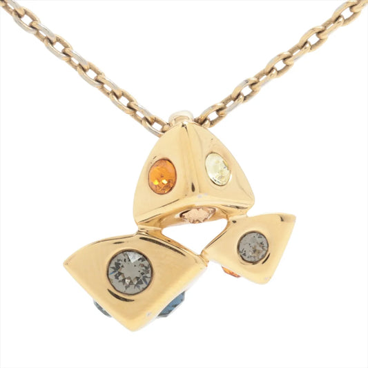 Louis Vuitton Trunkies Multicolor Rhinestone Pendant Necklace